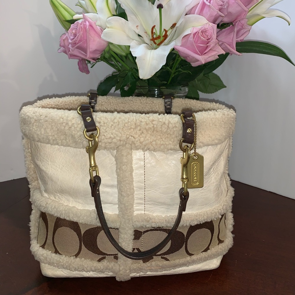 Authentic Coach vintage tote purse